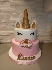 Torta scenografica unicorno