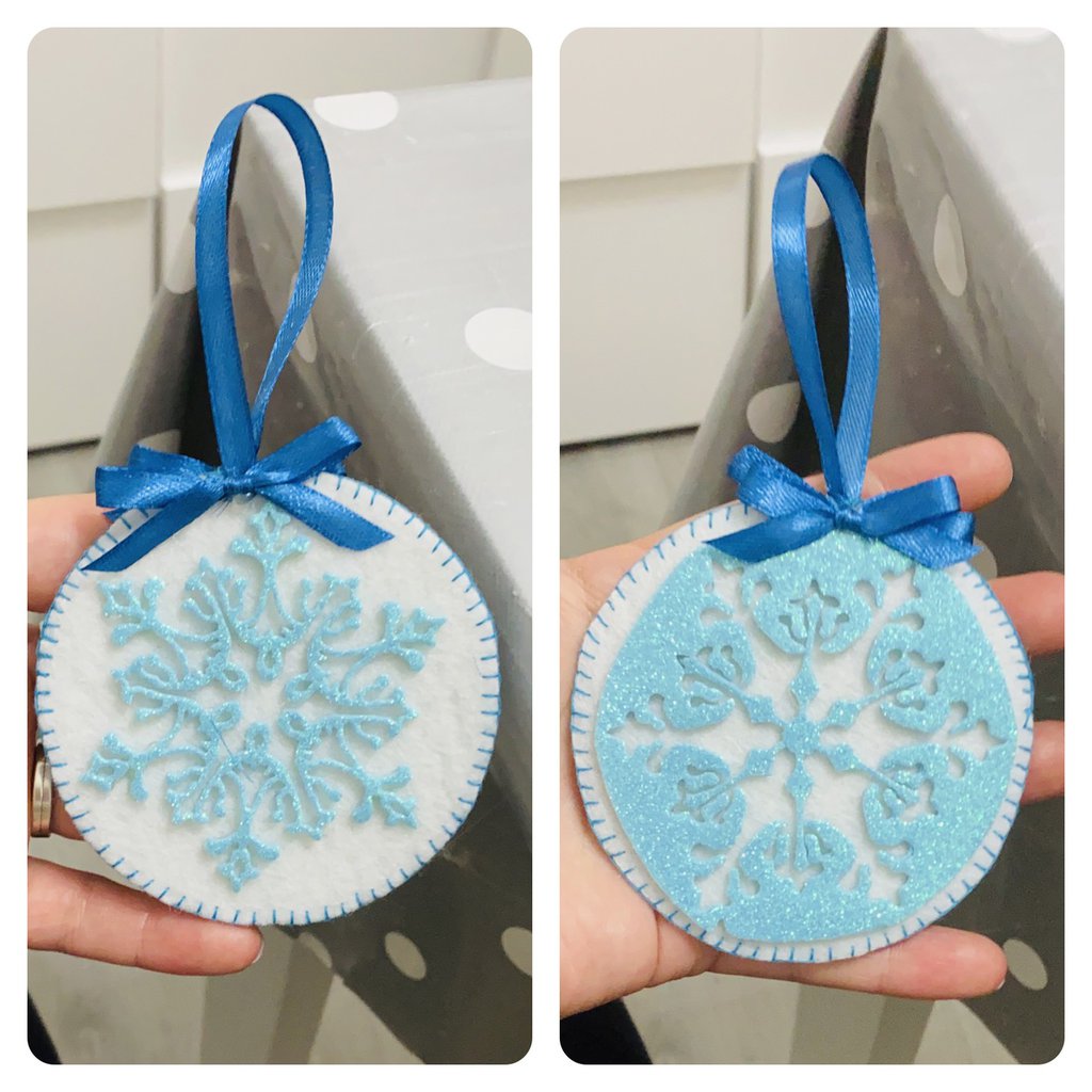 Mocoosy - Stencil a forma di fiocco di neve, per pittura su legno