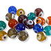 30 Perle Vetro - 14 mm - Tonde Sfera -  Lotto misto - KE14-M