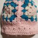 Cappellino granny, cappellino piastrelle uncinetto, cappellino fatto a mano