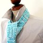 Pattern spiegazione per realizzare BIG TIE la cravatta a crochet uncinetto - idea regalo