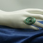 anello spirale verde