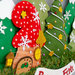Fuori porta natalizio, il villaggio degli elfi, 78 cm x 44 cm