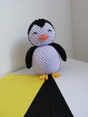 Pinguino origami 3d