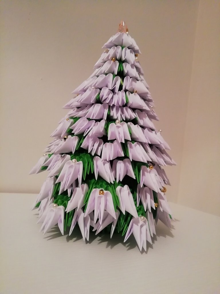 Albero di natale origami 3d Feste Natale di Thelema Creations