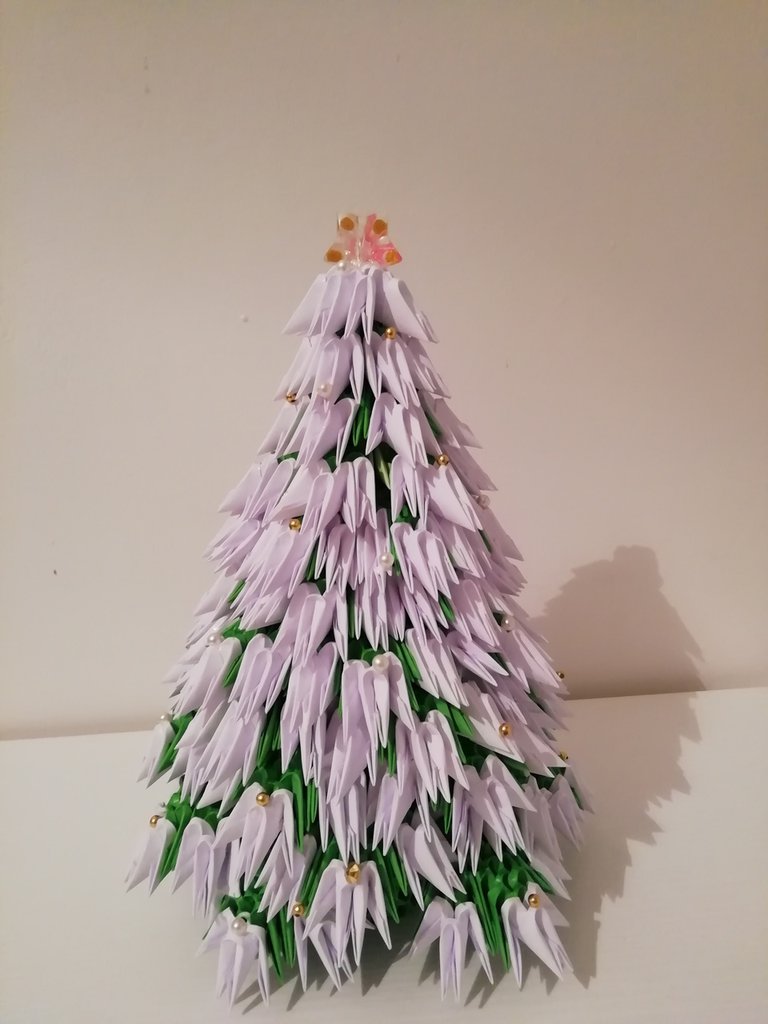 Albero di natale origami 3d Feste Natale di Thelema Creations