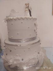 Torta finta wedding