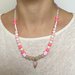 Collana “MARSHMALLOW” con perline colorate e ciondolino 