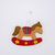 Cavalluccio a dondolo natalizio decorativo, 8.5 cm x 11 cm