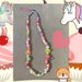 Phone beads "RAINBOW" con perline colorate in acrilico