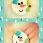 Christmas SnowMan fimo