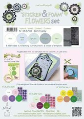 LeCrea - Sticker & Foam Flowers Set 2 