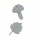 FUSTELLA CRAFTEMOTIONS "leaves, mushrooms"