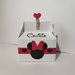 Scatolina porta confetti segnaposto Minnie topolina mouse compleanno battesimo nascita evento 