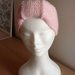 Fascia testa ai ferri, fascia turbante rosa, fascia turbante, fascia capelli lana, fascia testa ferri, idea regalo