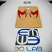 WANDA MAXIMOFF EARRINGS, LOGO INSPIRED WANDAVISION SERIES - 3D PRINTED