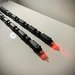 REPLICA BLACK WIDOW BATONS WITH LED - STICKS - MOVIE VERSIONE - NATASHA ROMANOFF - AVENGERS