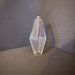 Poliedri, ricambi in vetro soffiato di Murano, cristallo trasparente