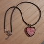 Collana con pendente cuore effetto nuvola