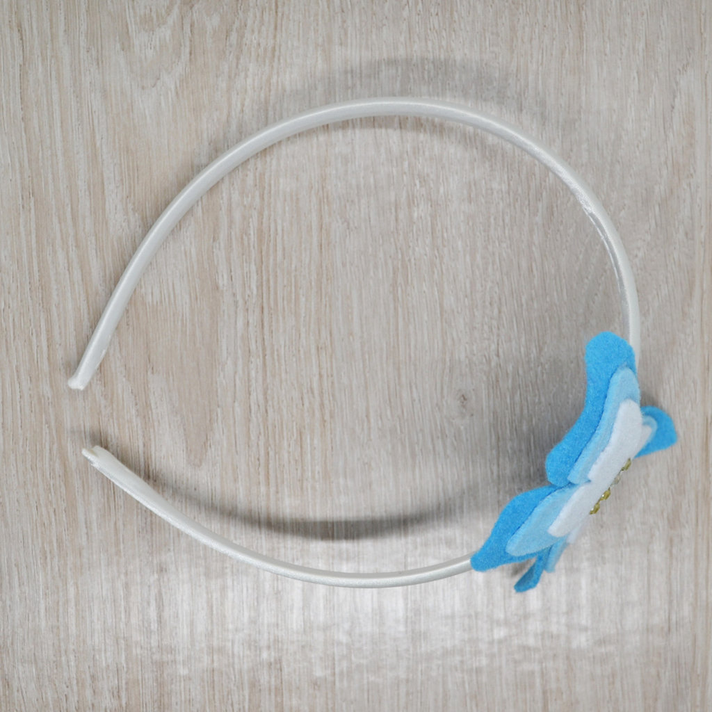 Set Cerchietto Capelli Farfalle + Tatuaggi Temporanei - Per Feste, Carnevale, Halloween