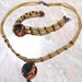 Klimt Salomè parure fatta a mano collier e bracciale 