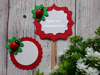 Bigliettini Ringraziamento Laurea Set 30 Segnaposto Per Laurea Con Matite - Bigliettini Ringraziamento, Decorazione Tavolo, Colore Rosso, 20x7cm Biglietti Laurea Personalizzati