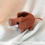 Mini cinghiale Amigurumi 