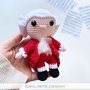 Mozart personaggio amigurumi