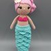 Sirinetta amigurumi /Sirena all'uncinetto 