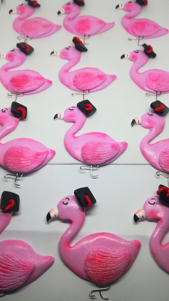 50 Mini Fenicotteri In Resina Rosa/Rossa - Decorazioni In Miniatura Per Feste E Artigianato - 3