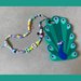 Phone beads "RAINBOW" con perline colorate in acrilico