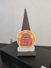 Scatoline triangolo festa compleanno among us caramelle confetti segnaposto