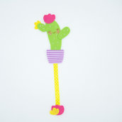 Segnalibro cactus ballerina messicano, 24 x 8.5 cm