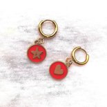Orecchini S, 5,5 Cm, Acciaio Inossidabile, Nessuna. 313051014026