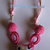 Collana Hello Kitty uncinetto rosa