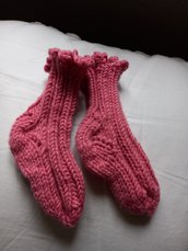 Calze di lana per neonata