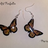 Orecchini a farfalla per donna Orecchini pendenti in argento sterling 925 con turchese Orecchini a goccia d'acqua Gioielli Regali per donne e ragazze