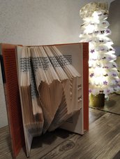 Book Folding, Folded Book, Libro Piegato, Libro Scultura , regalo San Valentino, L❤️VE