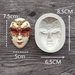 Stampo in silicone coppia di maschere carnevale venezia