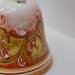 Campanella dipinta a mano in ceramica di castelli cm 5
