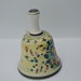 Campanella dipinta a mano in ceramica di castelli cm 10