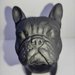 Statua cane bulldog francese personalizzabile dipinta a mano