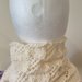 sciarpa scialla bianca di lana fatta a mano, ragazza, donna, inverno , moda