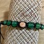 Bracciale shamballa agata verde chiaro