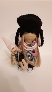 Bambola di stoffa per decorazione personalizzata