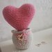 Cuore in un barattolo amigurumi San Valentino