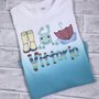 T-shirt con nome - ricamata - personalizzata - bimbi neonati