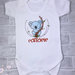 Body Koala personalizzato con nome - cotone - maniche corte - bimbi neonati