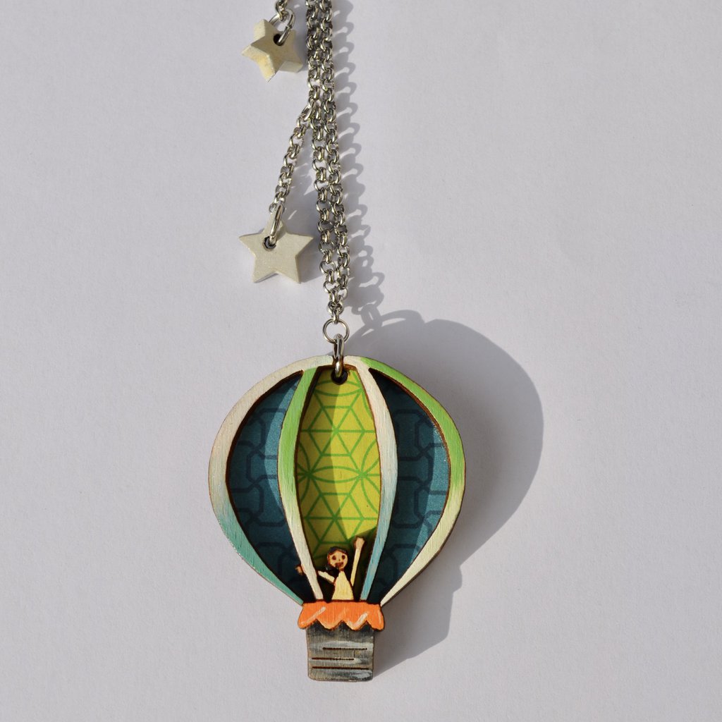 Ciondolo In Argento Sterling Mongolfiera .925 X 1 Ciondoli In Mongolfiera - Foto 10