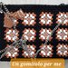 Borsetta granny pochette uncinetto cotone tracolla catena handmade borsa donna